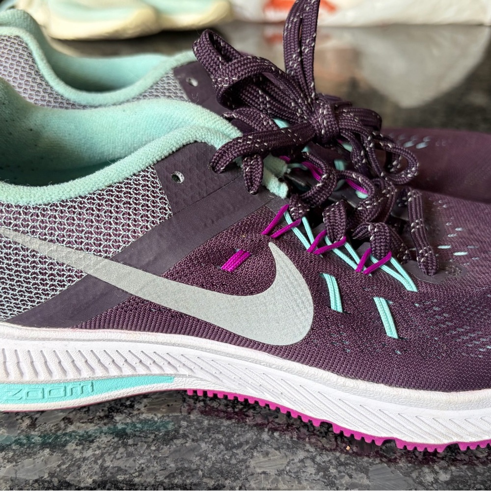Nike Women's Purple and Mint Athletic Shoes